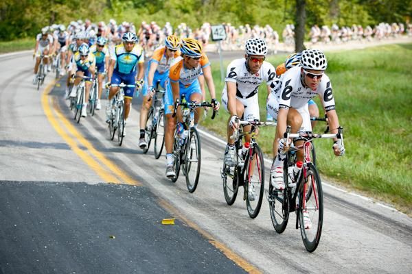 Cervelo was joined by Garmin-Slipstream in doing much of the work today.