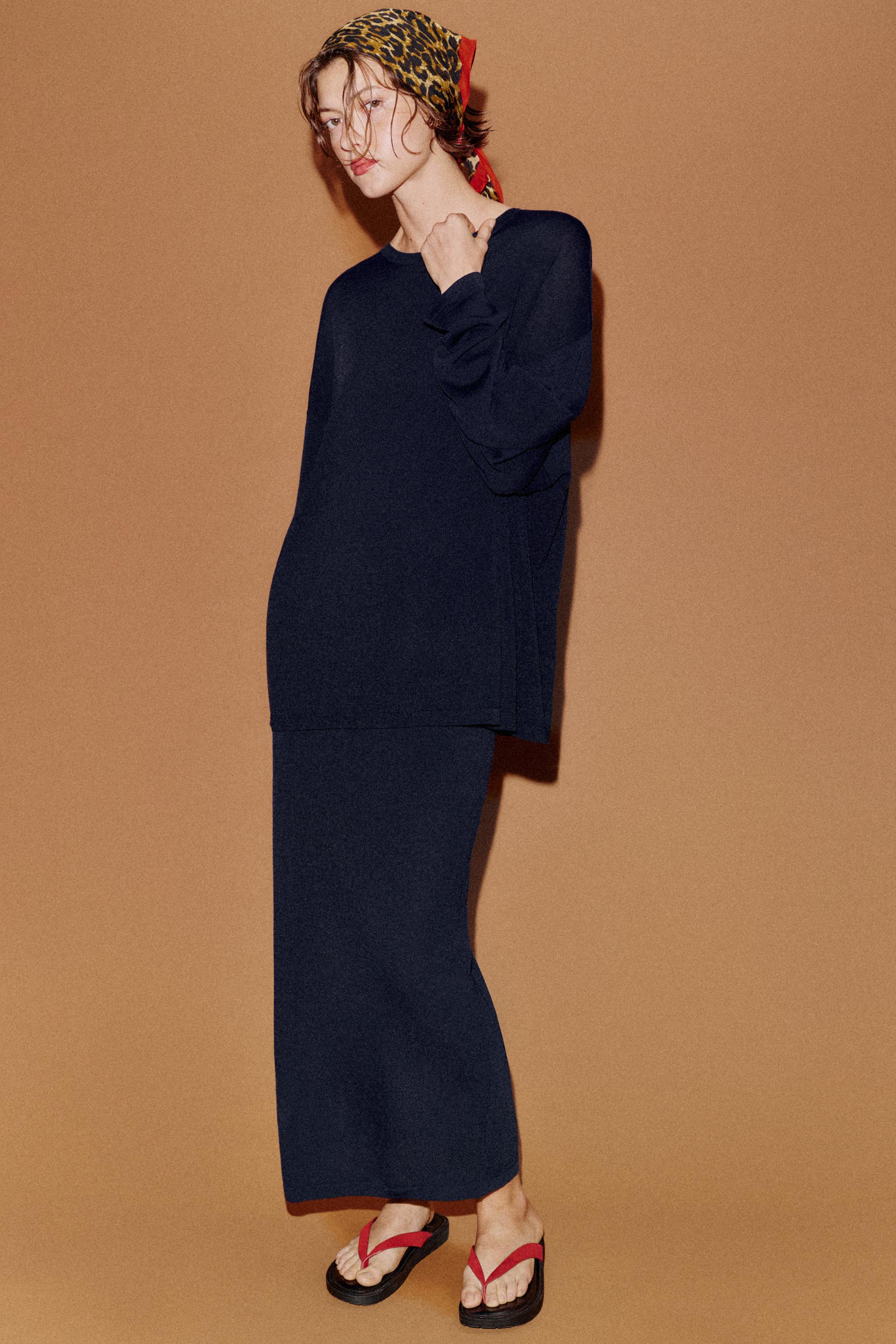 Oversize Fine Knit Jumper