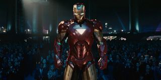 Robert Downey Jr. in Mark VI in Iron Man 2