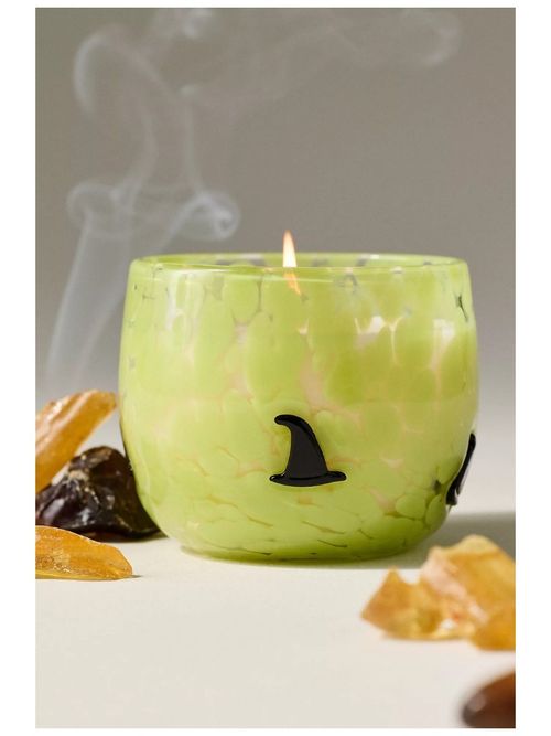 Mystic Witch Icon Incense & Amber Glass Candle