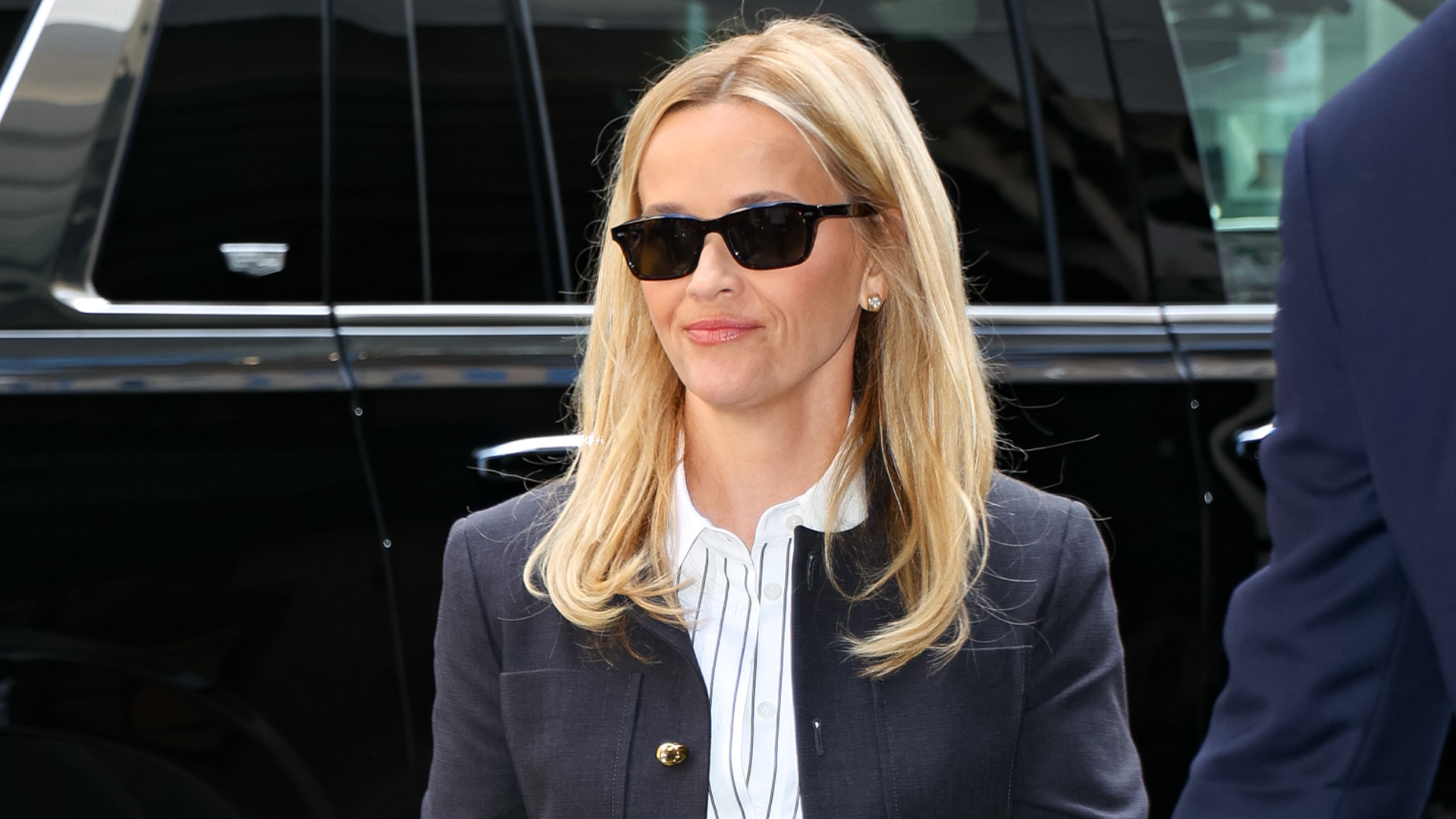 Reese Witherspoon was spotted with the Demellier Midi New York bag in tow
