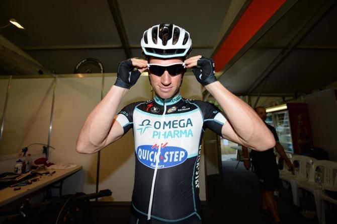 Mark Renshaw in his new Omega Pharma QuickStep kit