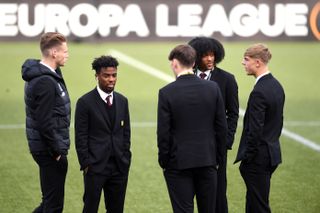 Angel Gomes and Tahith Chong played for the development side in Belgium rather than the first-team