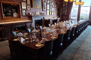 The dining room at Prestwick Golf Club