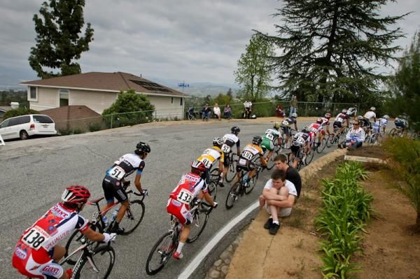 Heading up towards the KOM.