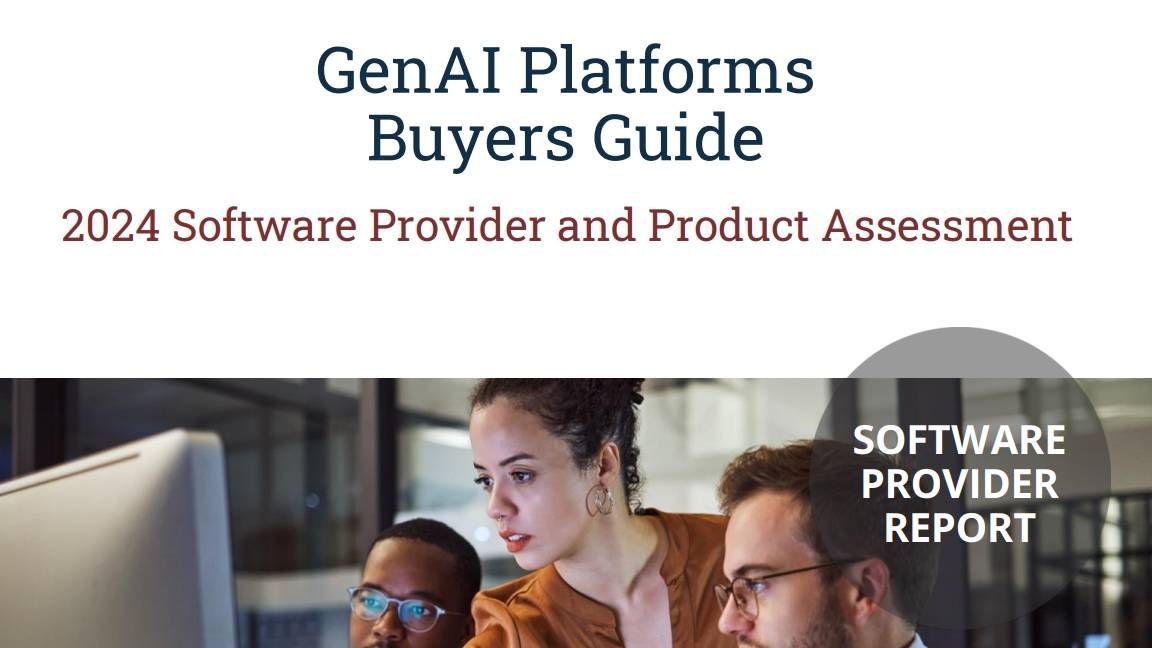 GenAI platforms buyers guide