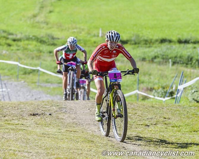 Malene Degn (Denmark) opens a gap