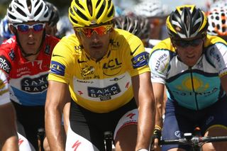 Fabian Cancellara denied Lance Armstrong a shot at the yellow jersey in the 2009 Tour de France by fractions of a second