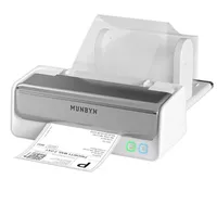 MUNBYN Munbyn Thermal Label Printer With Label Holder, Wireless 4x6 Shipping Label Printer, Replaceable Print-Head, Bluetooth for Ios, Macos, Android, Windows, 405b