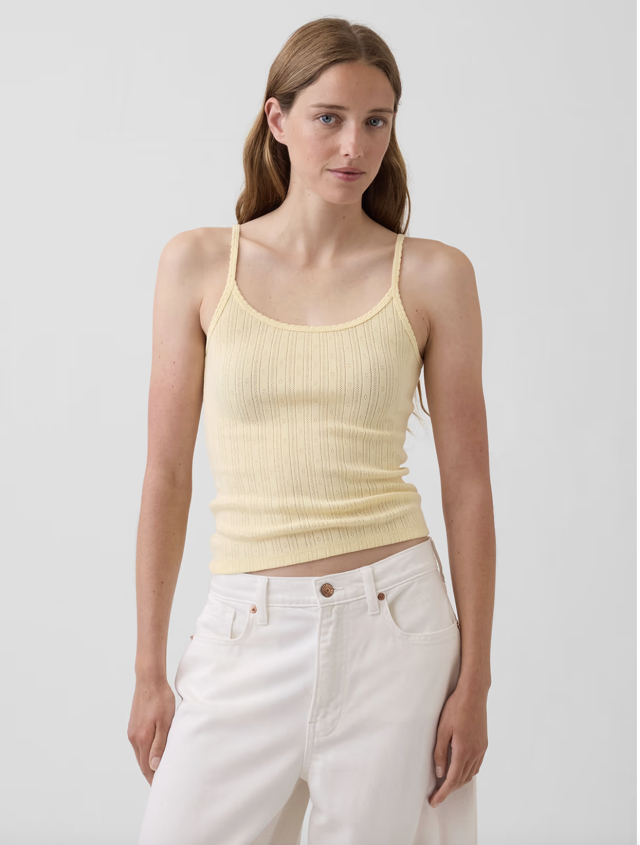 Gap, Pointelle Crop Cami