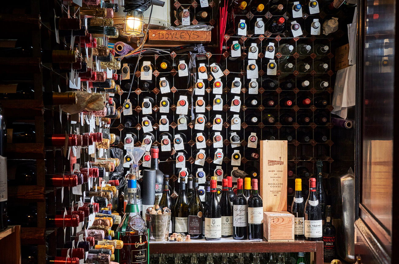 Le Gavroche wine cellar