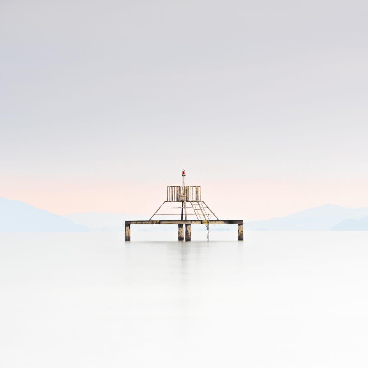 Structures at Lake Biwa in Japan