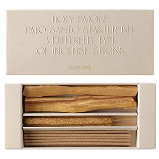 GLOSOME Holy Smoke Palo Santo Incense Starter-Kit | Palo Santo Sticks Bulk, Palo Santo Wood