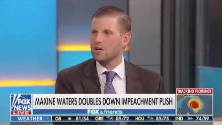 Eric Trump on Fox News.