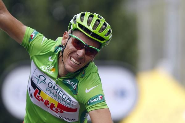 Philippe Gilbert happy for his Omega Pharma-Lotto teammate Andre Greipel
