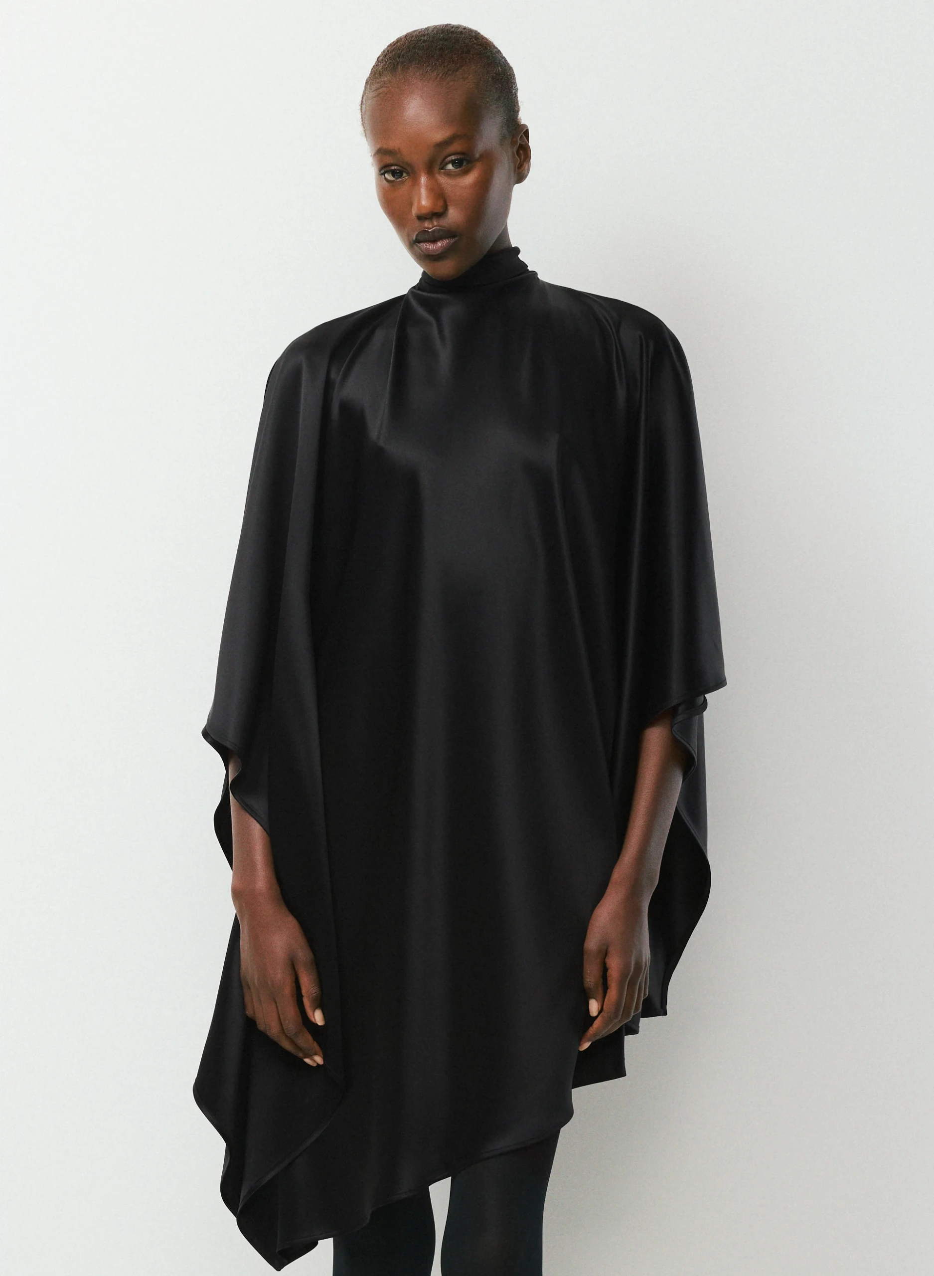 Fan Satin Dress