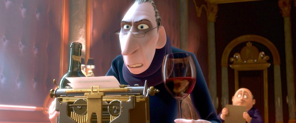 Anton Ego in Pixar&#039;s Ratatouille.