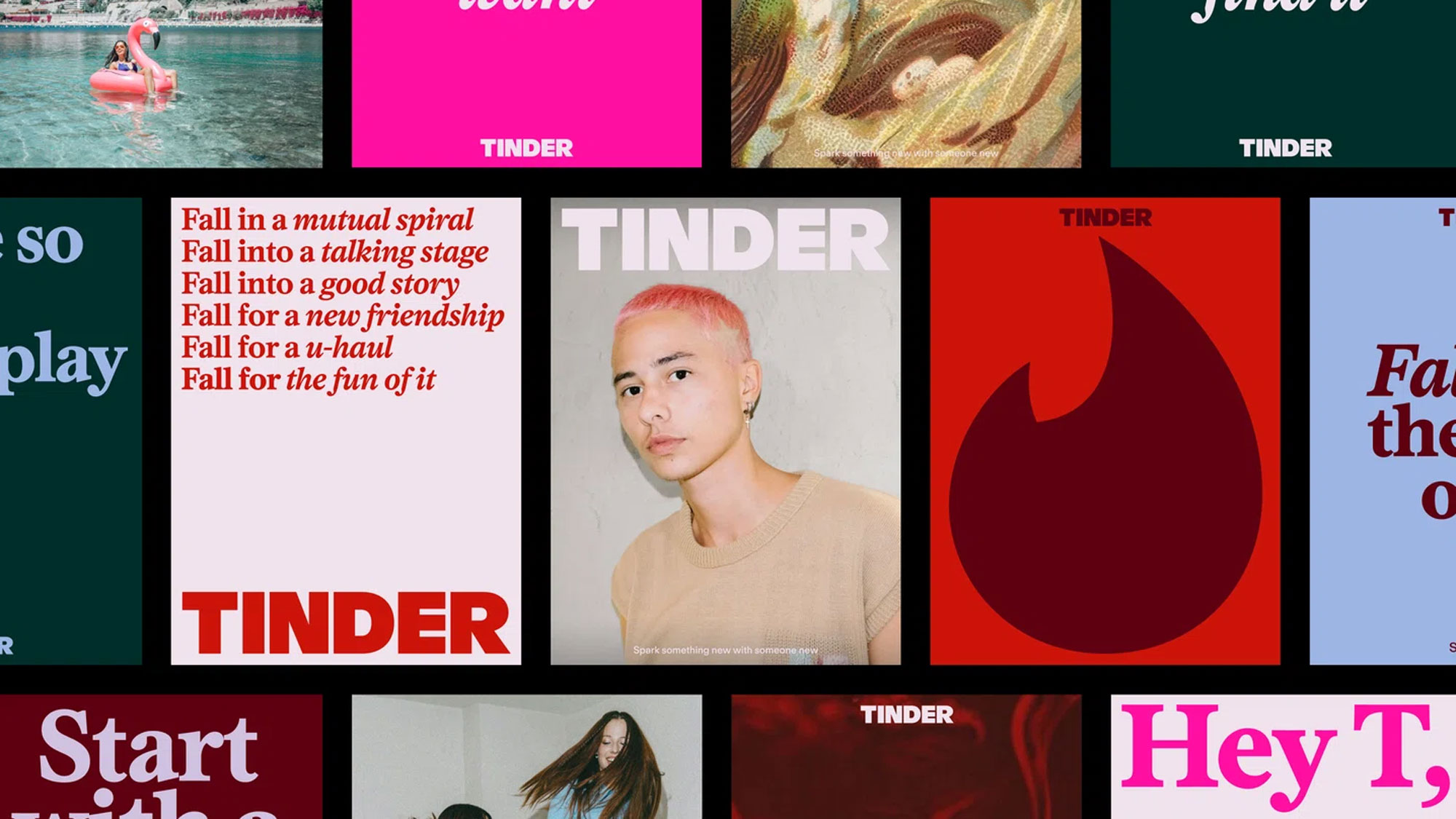 Tinder rebrand images