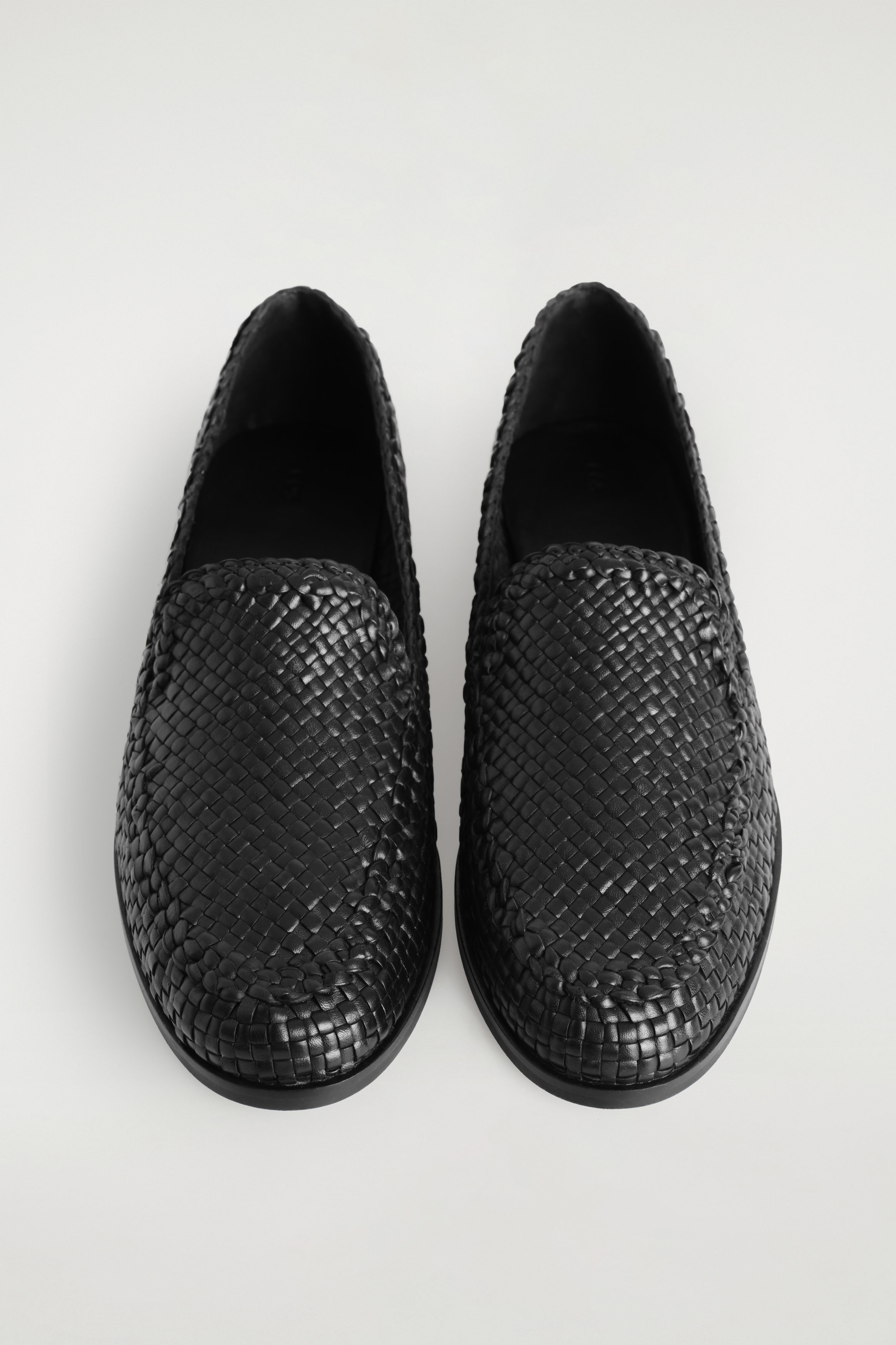 Hand-Woven Leather Loafers