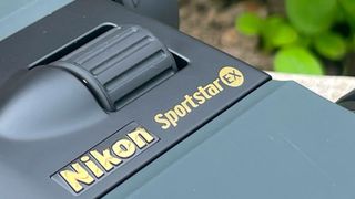 Close up of the Nikon Trailblazer (AKA the Nikon Sportstar) outside