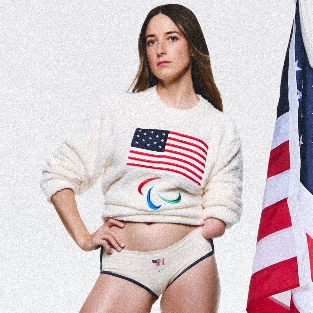 Dani Aravich in the Skims x Team USA collab for the winter games 2026