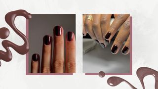 For a manicure that brings the heat this autumn, chilli chocolate nails are the look to go for
