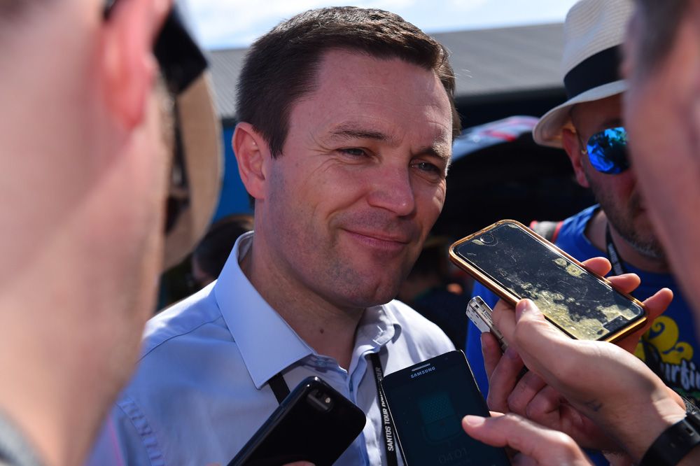 UCI president David Lappartient faced questions from the media