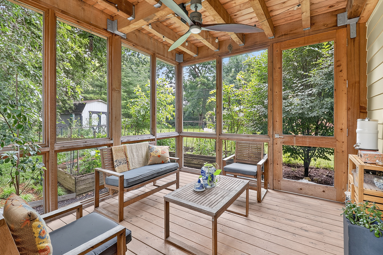 Covered porch