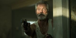 Don't Breathe Stephen Lang blindly aims his gun