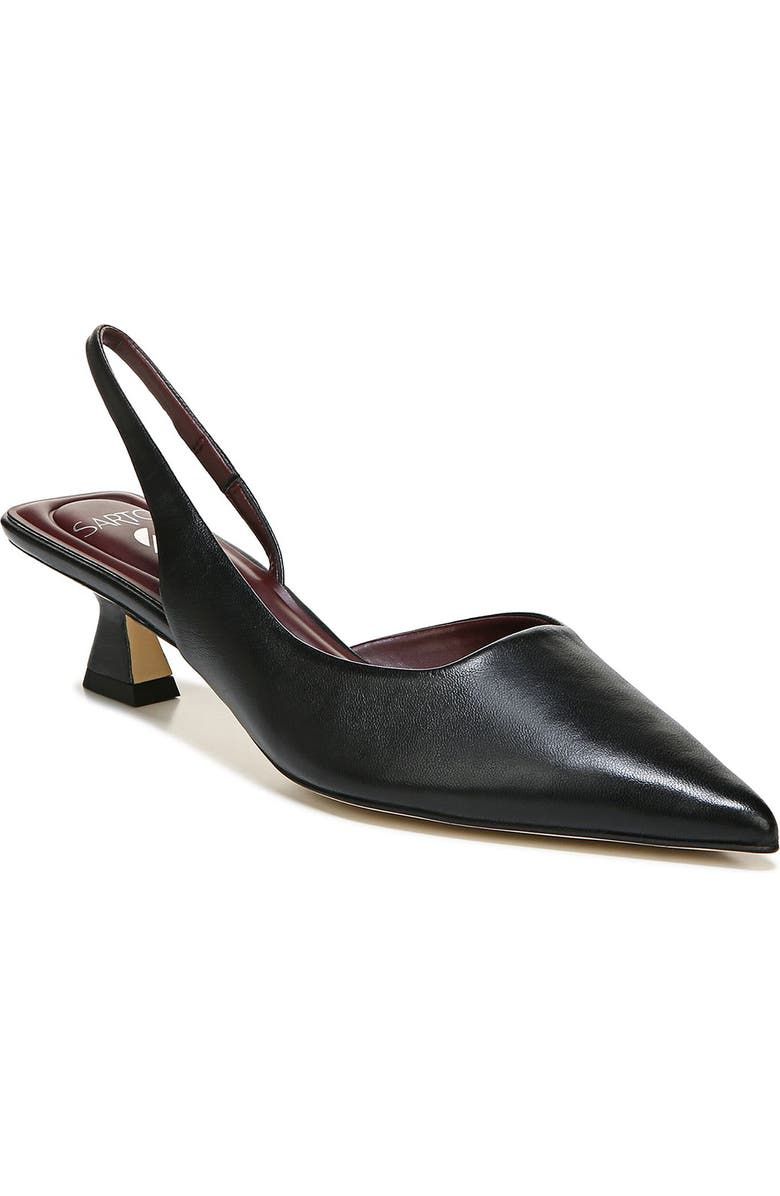 Devin Kitten Heel Slingback Pump