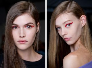 The makeup done by Tom Pecheux and hair by Sam McKnight gave a vibrant look to the model