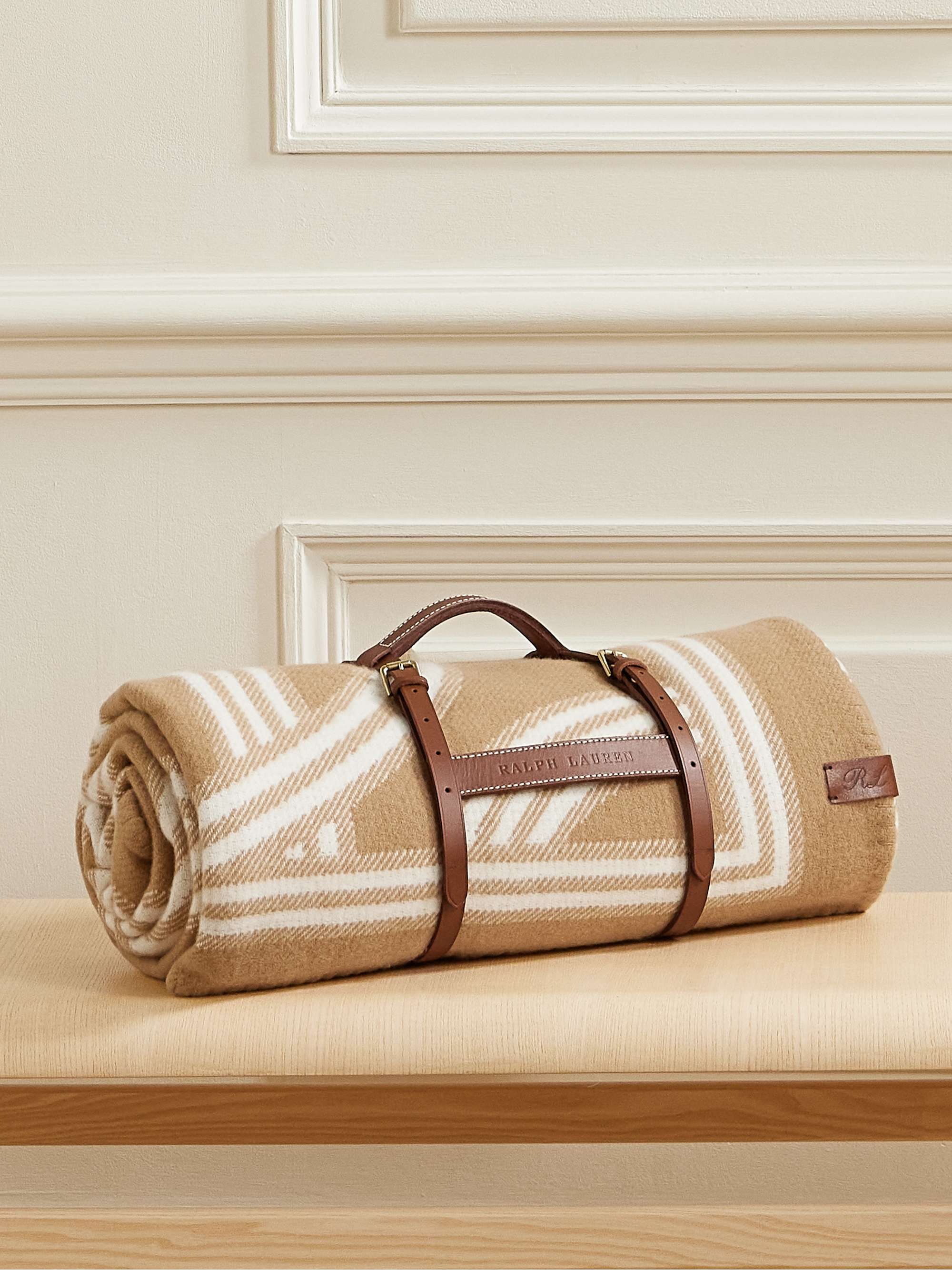 Berken Merino Wool and Cashmere-Blend Jacquard Blanket