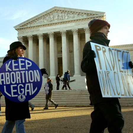 pro-choice protestors
