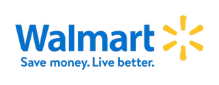 Walmart logo using the Myriad font.