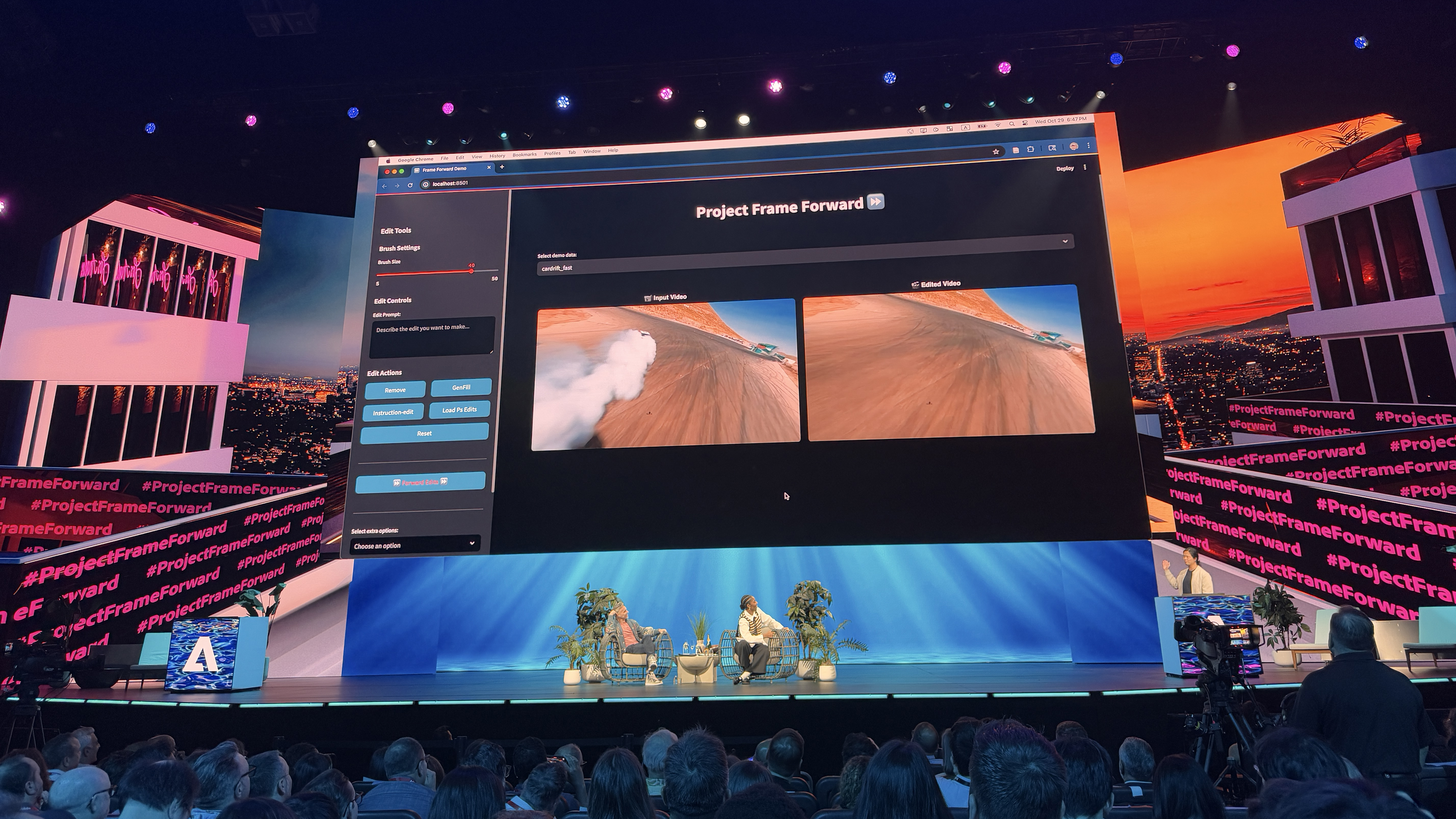 Adobe Max 2025 Sneaks Project Frame Forward