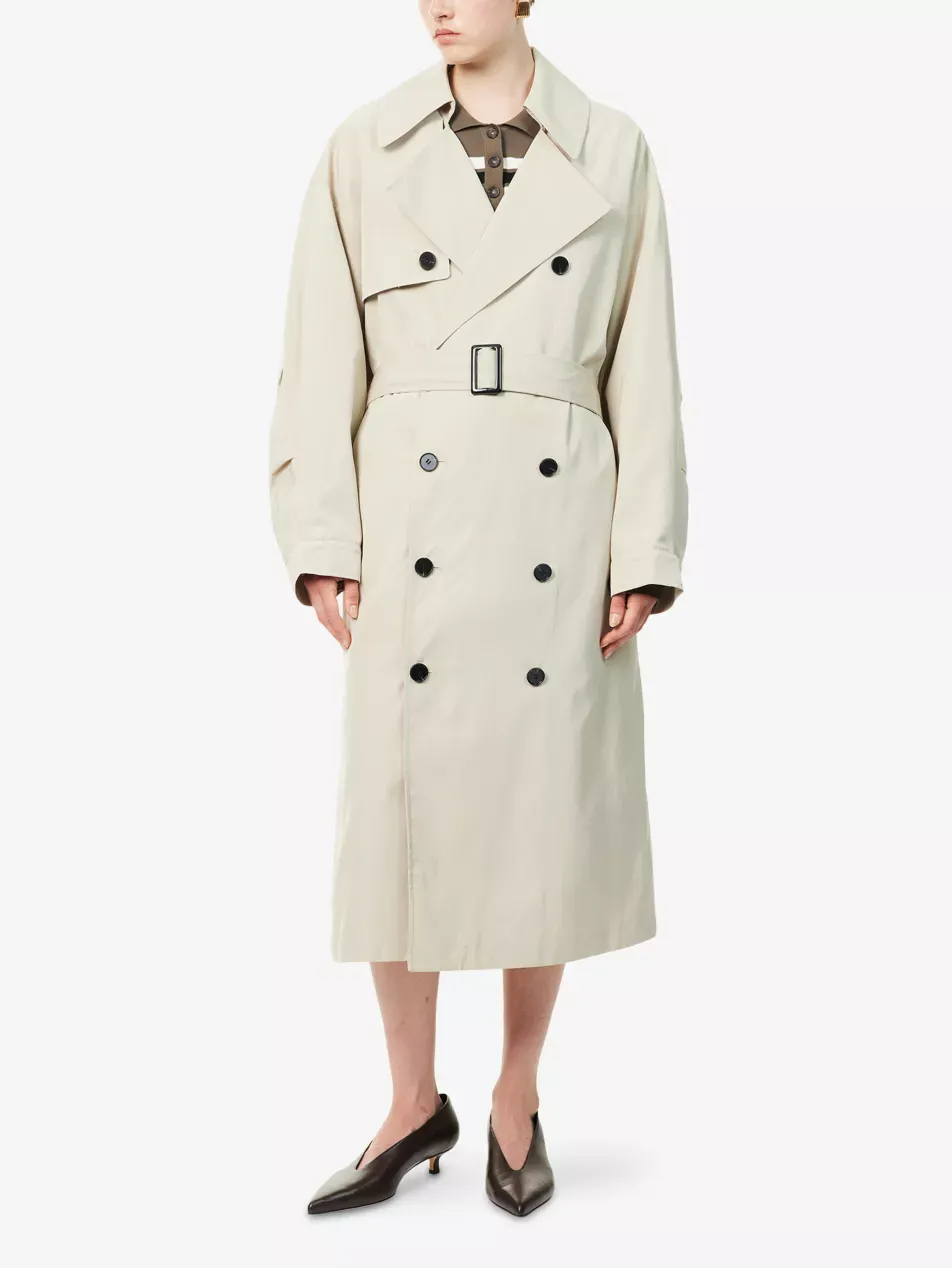 Mavis Oversized Woven Trench
