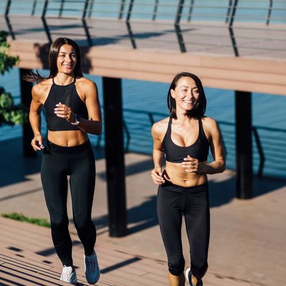 How to improve cardio fitness: Two women running
