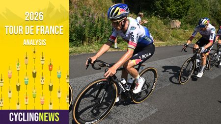 LE LIORAN, FRANCE - JULY 14: Remco Evenepoel of Belgium and Team Red Bull - BORA - hansgrohe competes during the 113th Tour de France 2026, Stage 10 a 166.6km stage from Aurillac to Le Lioran 1240m / #UCIWT / on July 14, 2026 in Le Lioran, France. (Photo by Dario Belingheri/Getty Images)