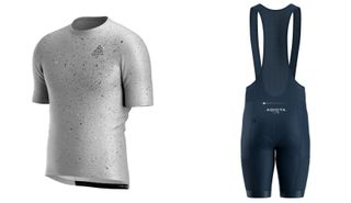 Adicta Lab's Quartz Capsule t-shirt and bib shorts are intended for gravel riding