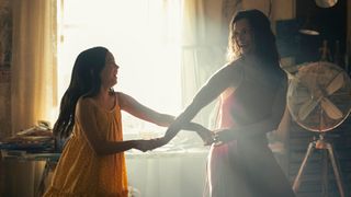 Joselyn Picard as Young Liv and Florencia Lozano as Liv's Mother in Keep Breathing on Netflix