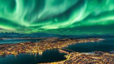 Aurora borealis over Norway.