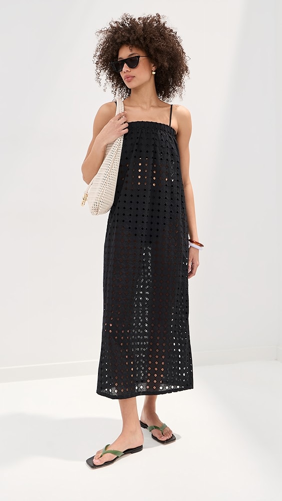 Camille Maxi Dress - Ivory Eyelet