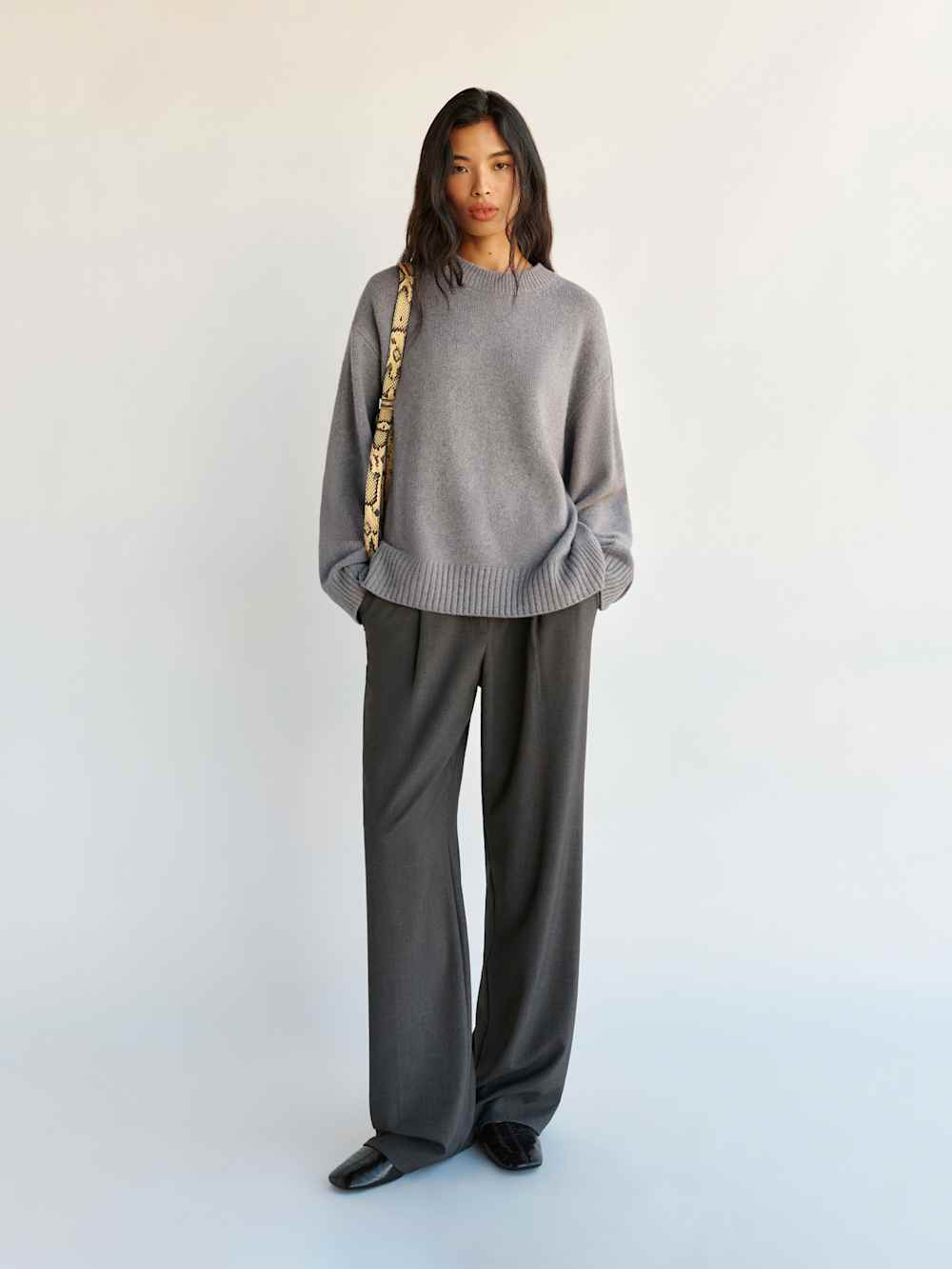 Cove Cashmere Oversized Crew