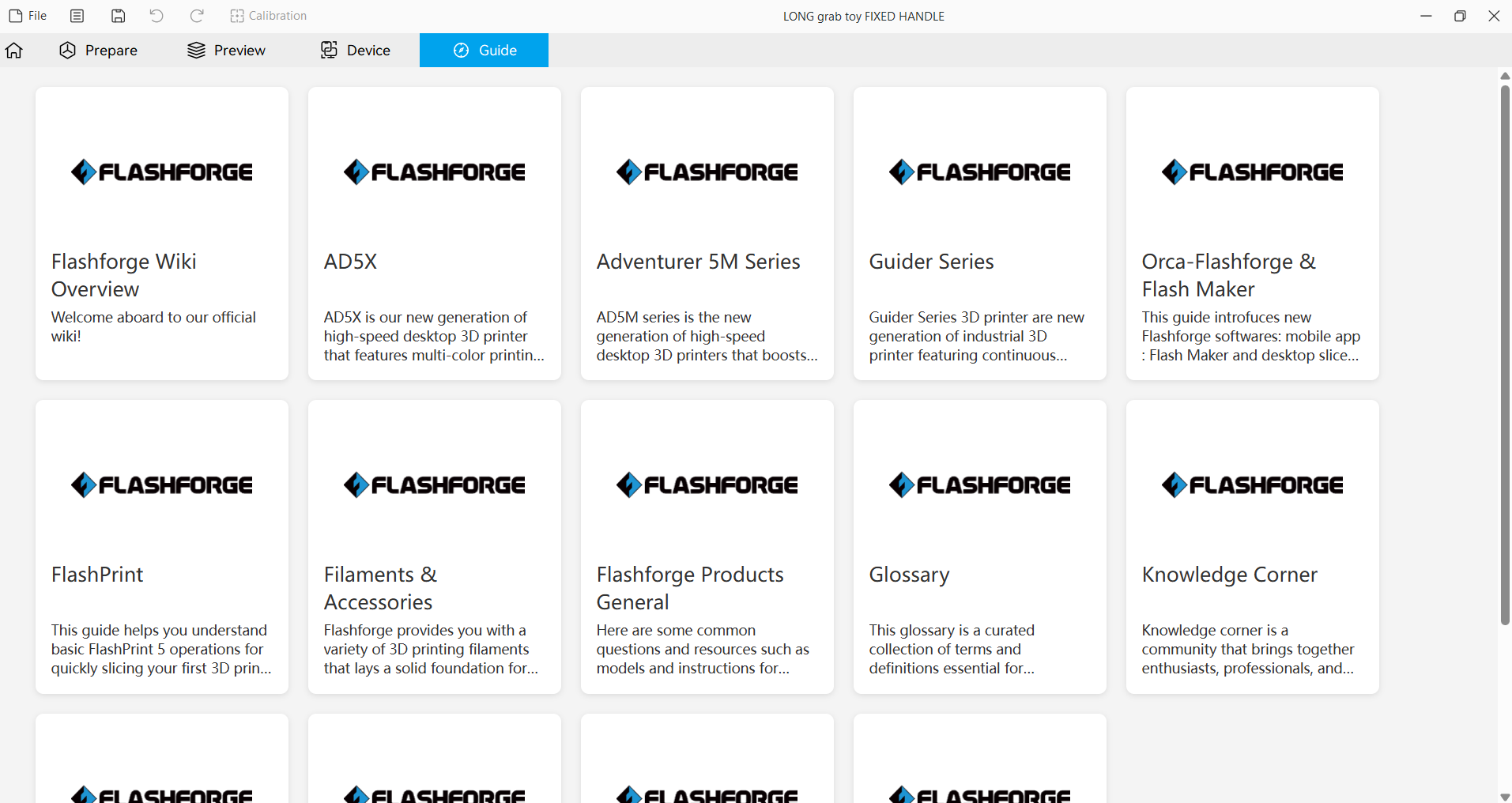 Flashforge Creator 5