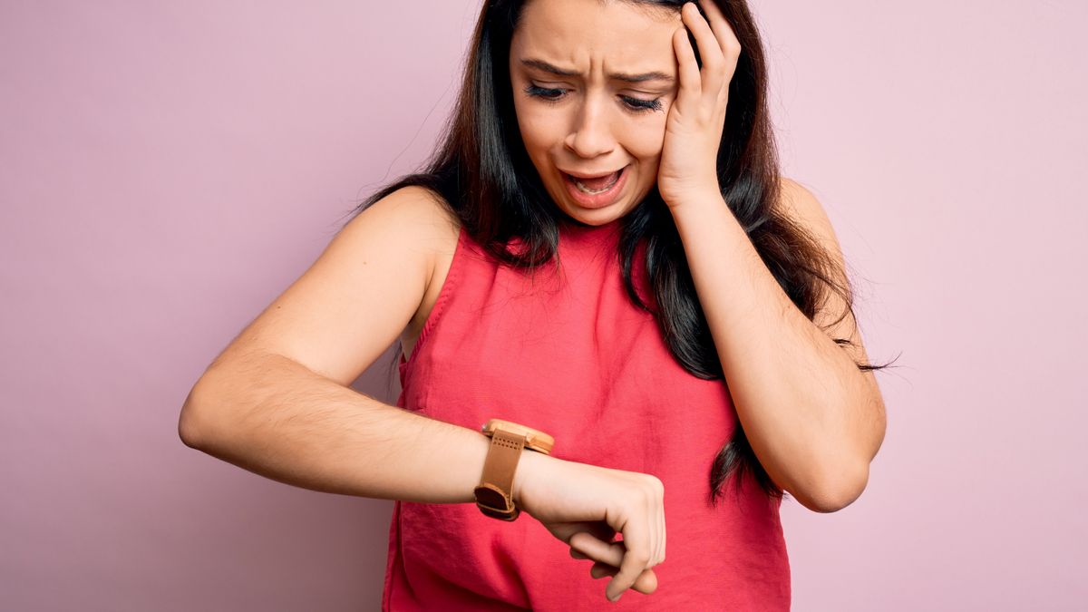 Woman finding her smartwatch creepy