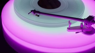 Brian Eno 'Turntable II', 2024 , glowing pink