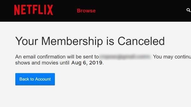 Cancel Netflix screenshot
