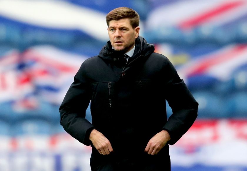 Steven Gerrard File Photo at Rangers as manager