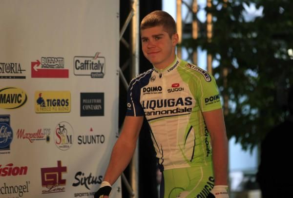 His brother's keeper. Jurai Sagan (Liquigas-Cannondale).