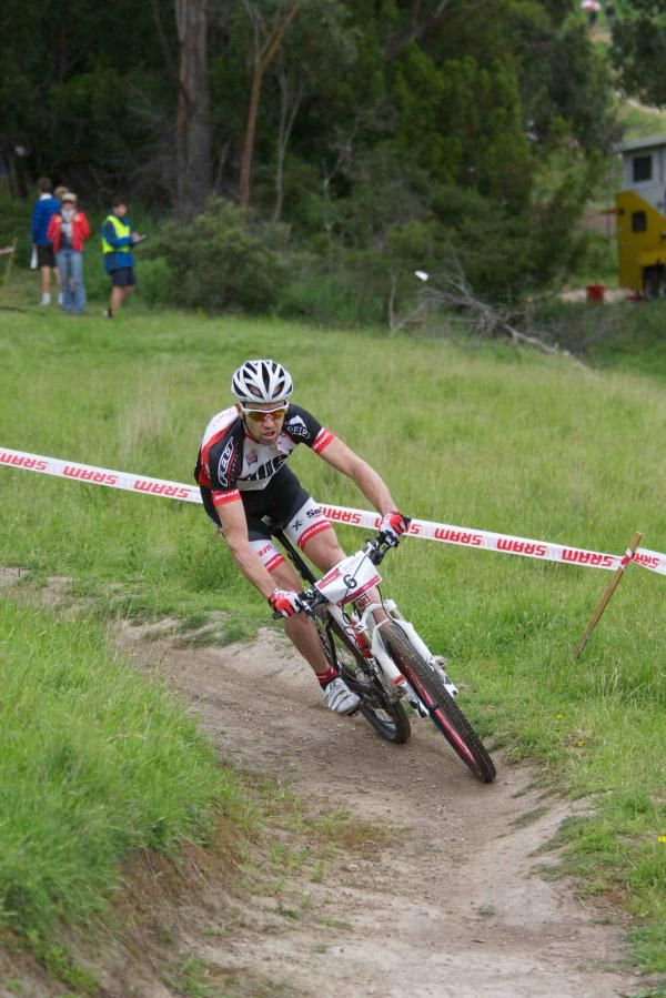 Andrew Blair on his way to a top-five finish.